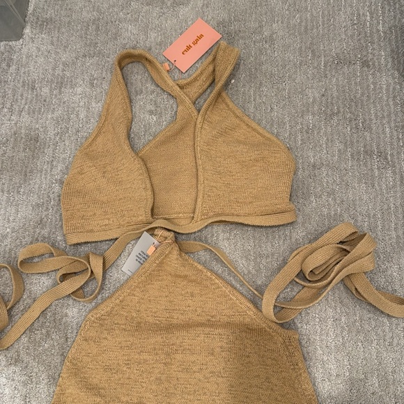 Cult Gaia NWT Aziza Knit Dress in Sand 🤩 - Picture 8 of 13